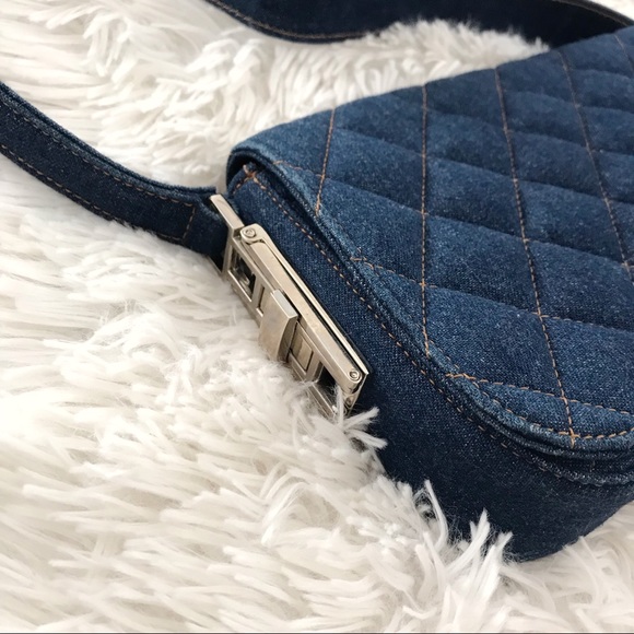 💕 Michel Angelo Denim Shoulder Bag 💕 - Picture 4 of 6